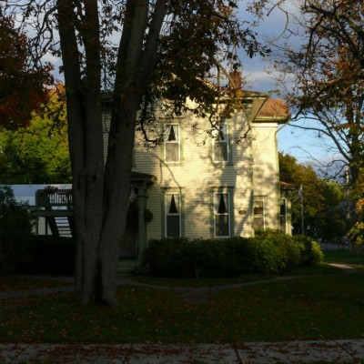 The Carriage House Inn in late afternoon light.