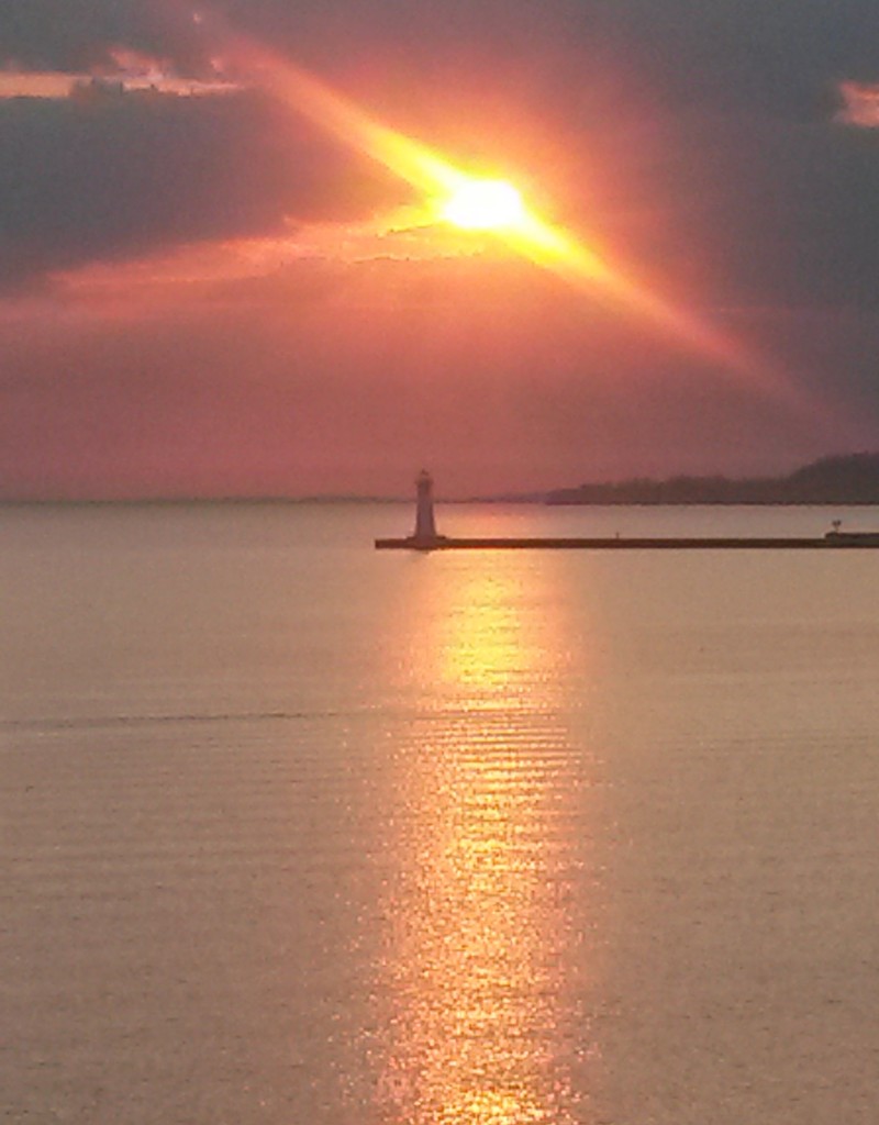 sunrise over sodus point